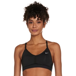 Nike Damen Indy Sport-BH, Black/Black/Black/White, M - 1