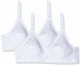 Nur Die Damen 2-delige comfortabele beha voor dames BH, Weiß (Weiß 30), 85B EU - 1