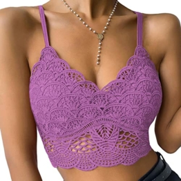 Sport BH Push Up Starker Halt Damen Sexy BH Damen Dessous Spitzen Bra Bralette Reizwäsche Ohne Buegel Push Up Strapse Unterwäsche Atmungsaktivem Büstenhalter Halter Lingerie - 1